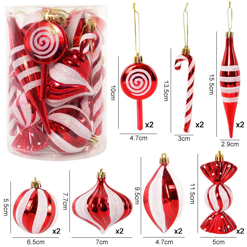 14pcs/box Christmas Ball Ornaments