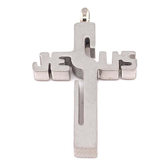 Jesus Cross Stainless Steel Pendant